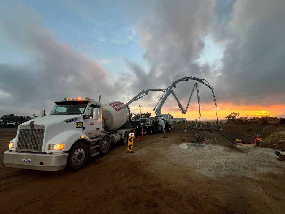 Foundation Pour WTG57 truck